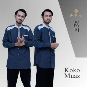 Ar-riaz Baju Koko Lengan Panjang Pria Dewasa Koko Muaz